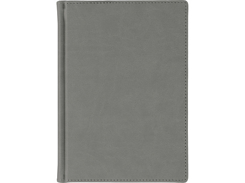 Ежедневник недатированный А5 Velvet, светло-серый - рис 3.