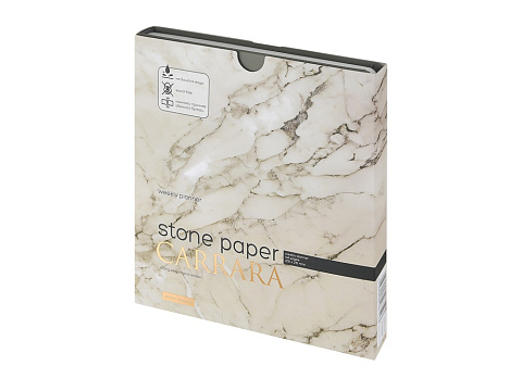 Еженедельник с каменной бумагой А5+ Carrara, серый - рис 9.