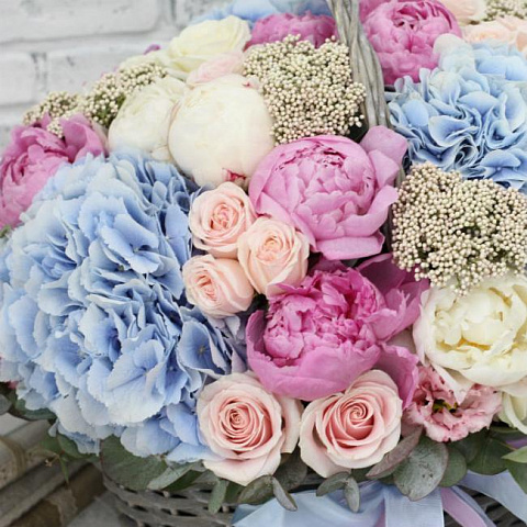 Букет в корзине Радость - рис 2.