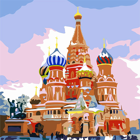 Картины по номерам «Красота России» - рис 11.