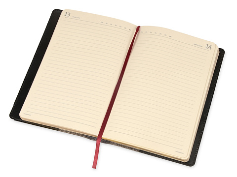 Ежедневник полудатированный портфолио А5  PROFY черный - рис 7.