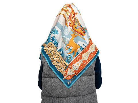 Платок Русская зима - рис 5.