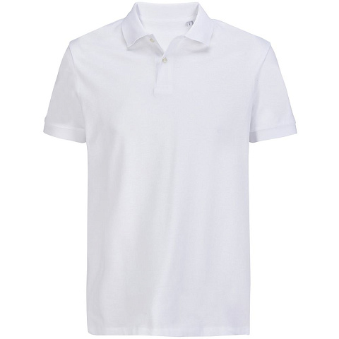 Рубашка поло унисекс Pacific, белая - рис 2.