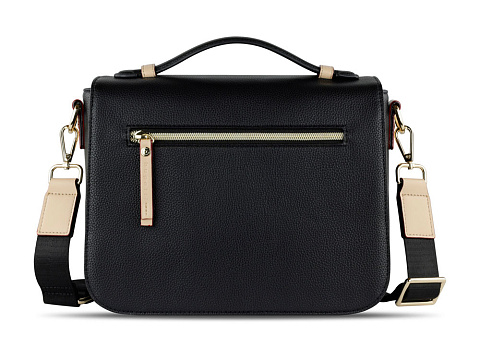 Сумка женская BUGATTI ЭЛЛА | ELLA, чёрная, полиуретан, 29х10х22 см - рис 7.