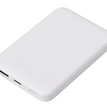 Внешний аккумулятор Simp, 5000 мАч, белый