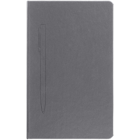 Ежедневник Magnet Shall, недатированный, серый - рис 6.