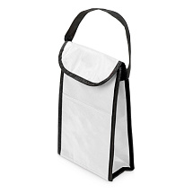 Сумка-холодильник Reviver на липучке из нетканого переработанного материала, белый