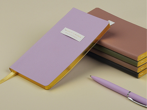 Еженедельник недатированный А6 Total beige с нашивкой, бежевый - рис 9.