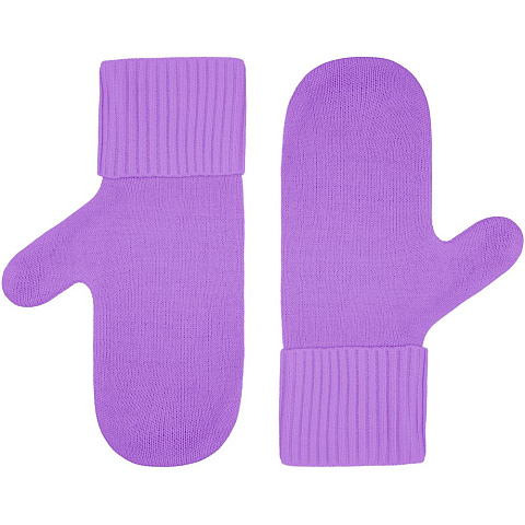 Варежки Yong, сиреневые - рис 3.