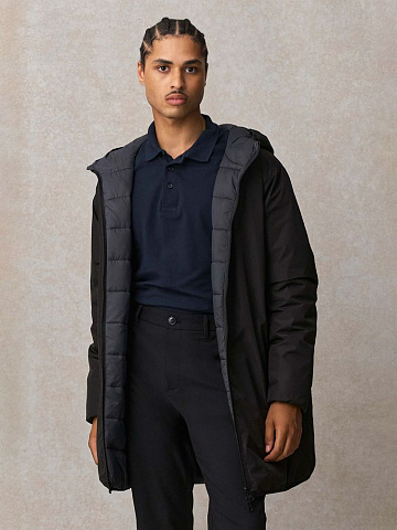 Куртка-парка унисекс Reverse, черная - рис 8.