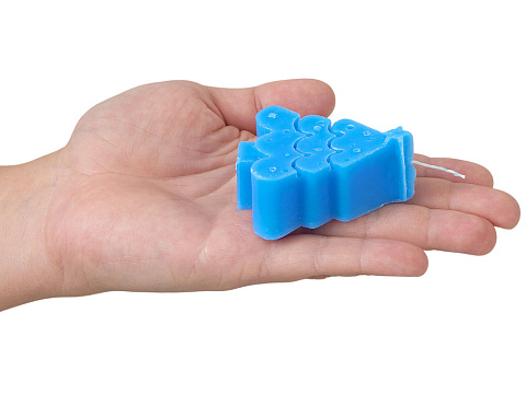 Свеча Елочка, синий - рис 5.