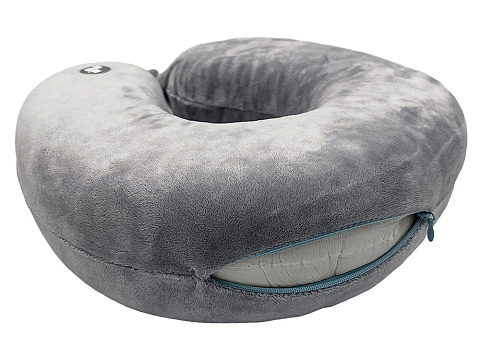 Подушка для путешествий с эффектом памяти Мемо Drowsy Grey - рис 6.