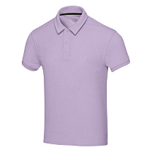 Рубашка поло унисекс Akoya из переработанного махрового материала - Lilac