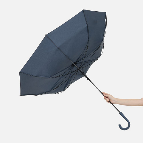 Зонт-трость Nimbrella, темно-синий - рис 8.