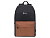 Рюкзак TORBER ГРАФФИТИ, черный с карманом коричневого цвета, полиэстер меланж, 42 х 29 x 19 см - миниатюра