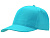 Бейсболка Poly 5-ти панельная 120 гр, лазурный - миниатюра