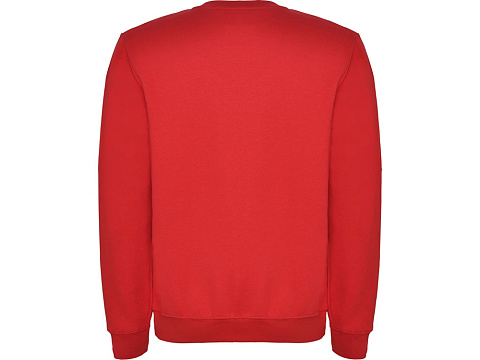 Свитшот с начесом Clasica унисекс, красный - рис 2.