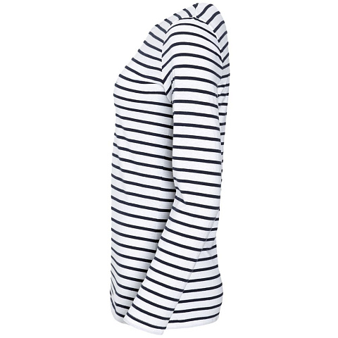 Футболка женская Marine Women, белая с темно-синим - рис 4.