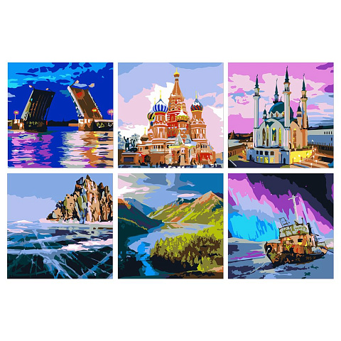 Картины по номерам «Красота России» - рис 2.