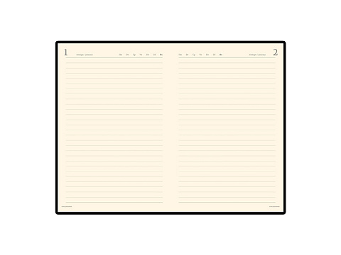 Ежедневник полудатированный портфолио А5  PROFY синий - рис 3.