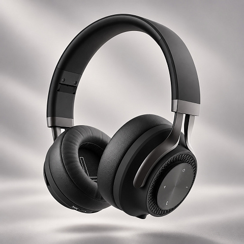 Беспроводные накладные наушники Stereo Style ANC , BT 5.0, ANC, 500мАч, черный, Deppa