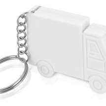 Брелок-рулетка Грузовик,1 м., белый