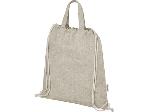 Pheebs 150 г/м² Aware™ рюкзак со шнурком из переработанных материалов - Натуральный - рис 4.