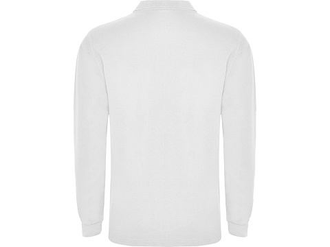 Рубашка поло Carpe мужская с длинным рукавом, белый - рис 2.