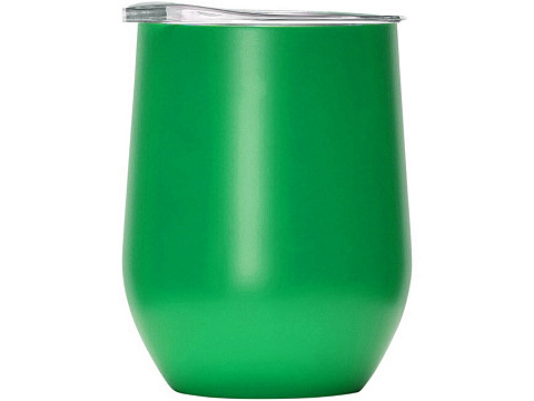 Вакуумная термокружка Sense, непротекаемая крышка, крафтовая упаковка, зеленый - рис 3.