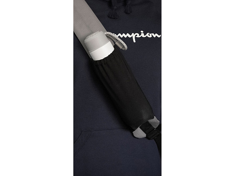 Сумка-слинг Nomad на одно плечо из водостойкого переработанного пластика, серый - рис 5.