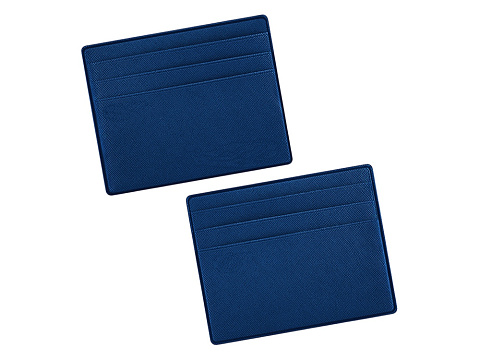 Картхолдер для денег и шести пластиковых карт Favor, синий - рис 3.