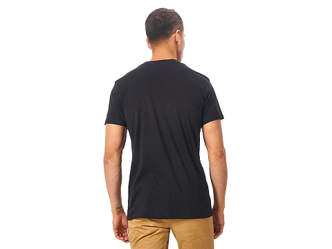 Футболка Club мужская, без боковых швов, черный - рис 3.