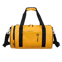 Сумка спортивная TORBER РИТМ, желтая, полиэстер 900D с PU покрытием, 45 х 25 х 25 см