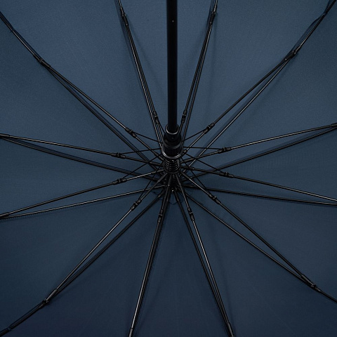 Зонт-трость Abrego, темно-синий - рис 4.