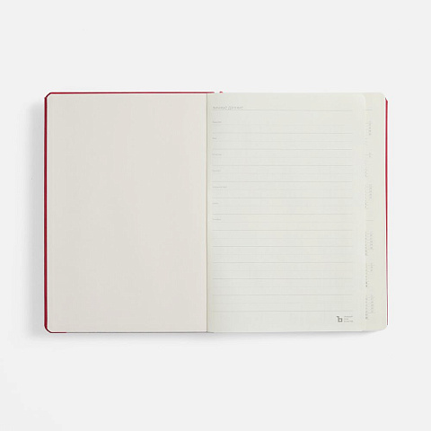 Ежедневник Urban Hard, недатированный, красный - рис 6.