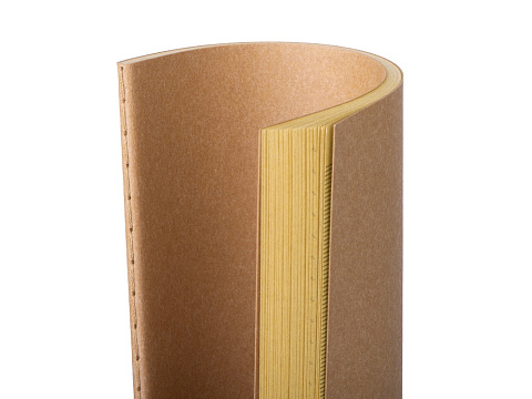 Блокнот Monet, гибкая обложка A5 из моющегося крафта, 32 листа, натуральный - рис 5.