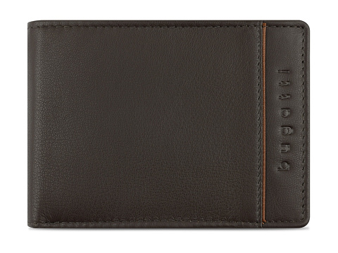 Портмоне BUGATTI БАНДА | BANDA, с защитой данных RFID, коричневое, кожа/полиэстер, 12,5х2х9 см - рис 2.