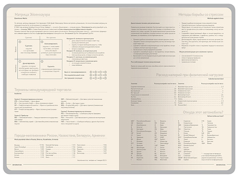 Ежедневник А5 Megapolis Color New soft-touch, морская волна - рис 7.