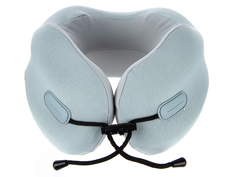 Подушка для путешествий с эффектом памяти Memo Pillow PRO M/L English Blue - рис 2.