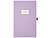 Ежедневник недатированный А5 Zefir с нашивкой, сиреневый - миниатюра - рис 2.