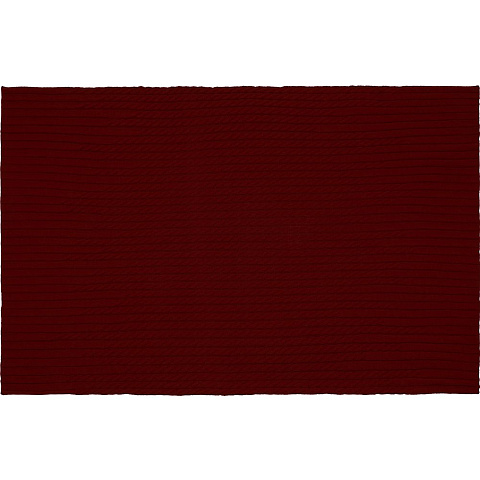 Плед Tressa, красный (бордовый) - рис 6.