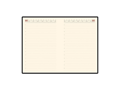 Ежедневник недатированный  А5 LONDON оранжевый - рис 2.