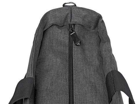 Сумка-холодильник Fabrizio со штопором, серый/черный - рис 10.