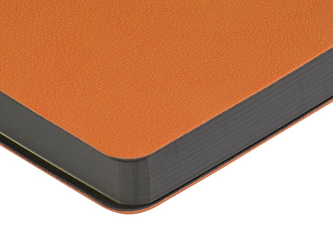 Ежедневник А5 датированный Boston 2026, оранжевый с серым обрезом - рис 4.