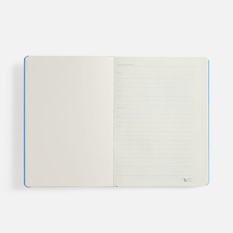 Ежедневник Urban Metal, недатированный, голубой - рис 5.