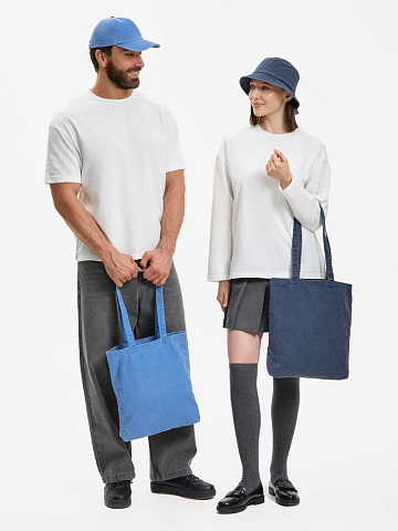 Сумка для покупок Berwi, темно-синяя - рис 6.