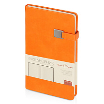 Ежедневник недатированный А5 Premier, оранжевый