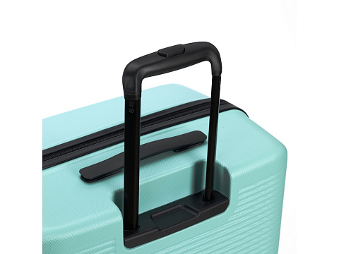 Чемодан TORBER КАСПИЙ, светло-зелёный, ABS-пластик, 49 х 29 х 78 см, 96 л - рис 5.
