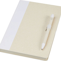 Блокнот размером A5 и шариковая ручка Dairy Dream, белый