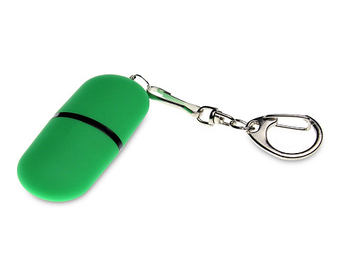 Флешка Goutte Soft-touch на 32 Гб, зеленый